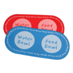 Pet Place Mat 63 x 29cm - assorted colours